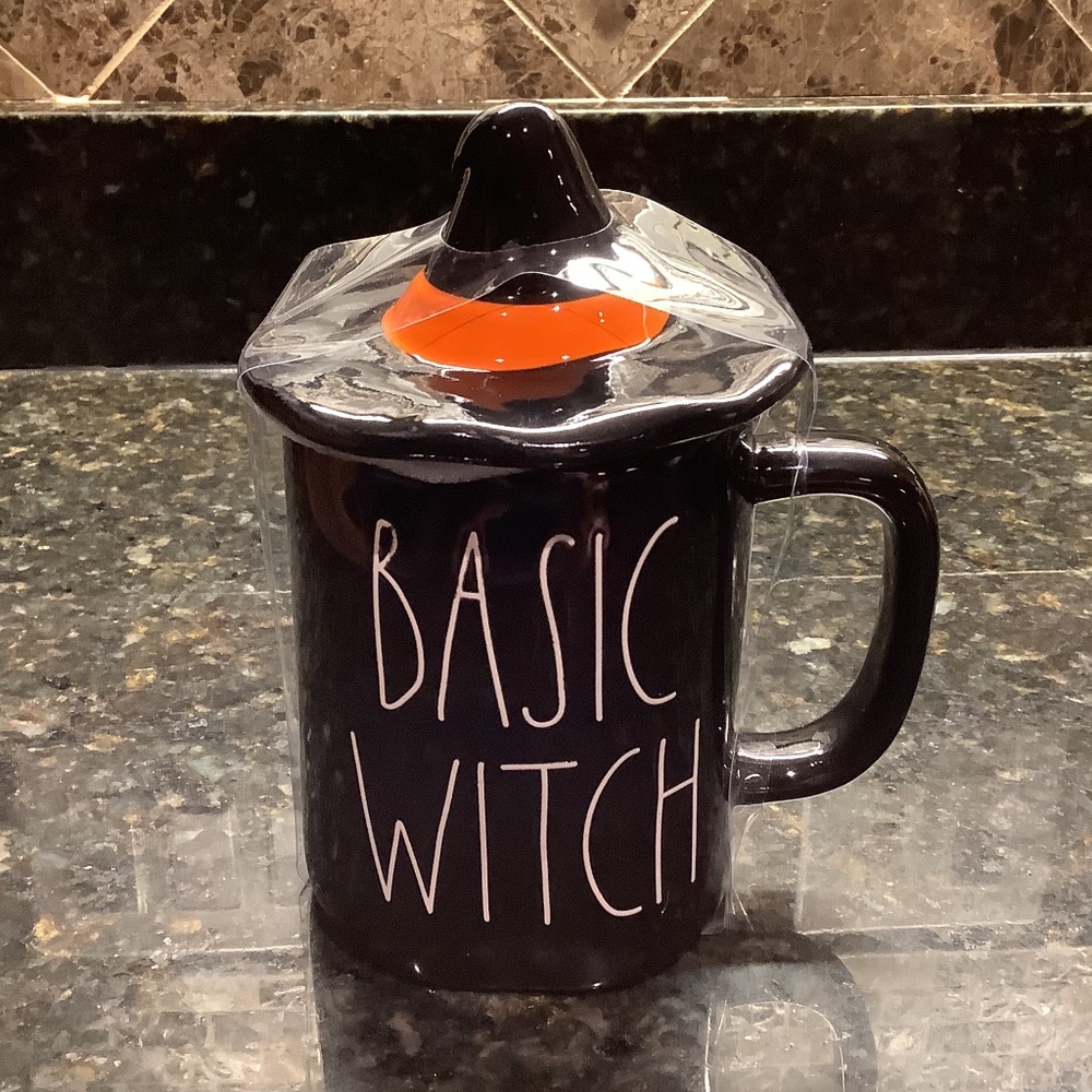 Do not buy! Reserved. Rae Dunn basic witch mug with topper